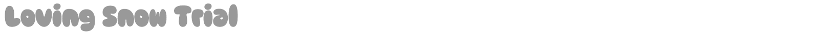 Loving Snow font preview